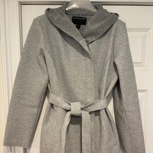 Bernardo Felted Mid-Length Coat